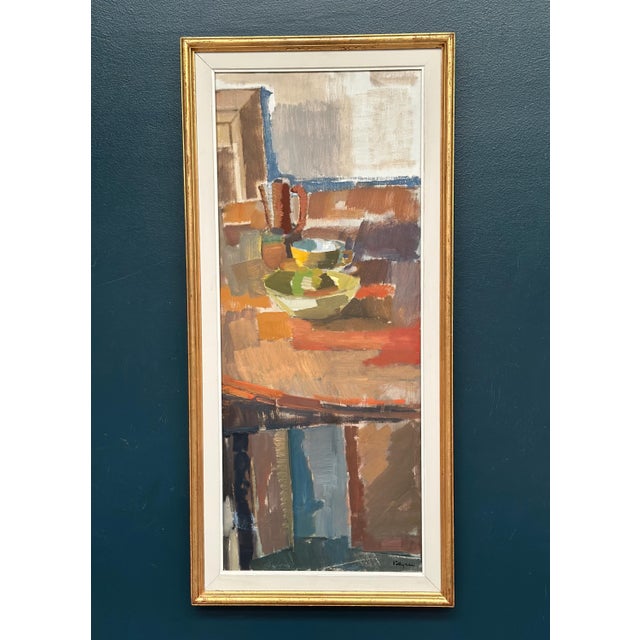 Ingvar Hällgren, Still Life, 1950s, Oil Painting on Canvas, Framed For Sale - Image 14 of 18