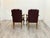 English Pair of Tufted Leather Chairs For Sale - Image 3 of 4