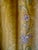 Early 19th Century French Yellow Floral Moire Silk Castles Curtain- Drapes With Flowers Appliqué a Pair For Sale - Image 6 of 12