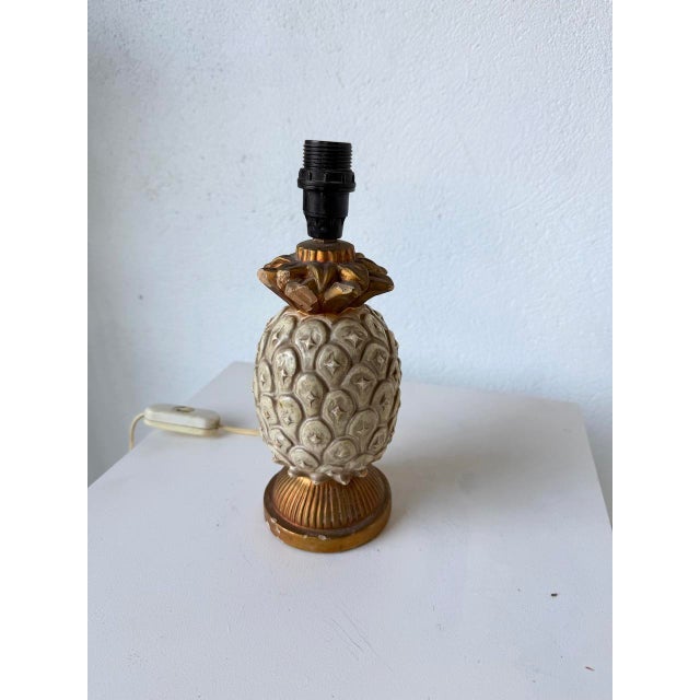 Terracotta Pineapple Lamp Base, 1950s For Sale - Image 3 of 18