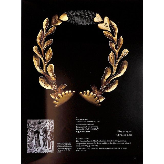 Collection Anne Bokelberg Bijoux Et Boites De Line Vautrin 2007 Christie's Paris For Sale - Image 11 of 11