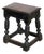 Antique 19th Century English Oak Joint Stool 18.5" H For Sale