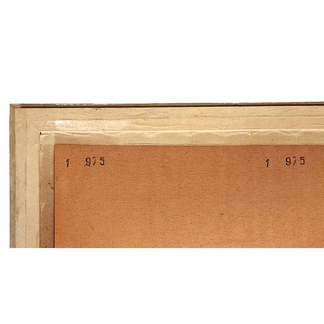 1984s Limited Edition Framed Serigraph 'Night People I' by Italian Artist Giancarlo Impiglia, United States For Sale - Image 9 of 9