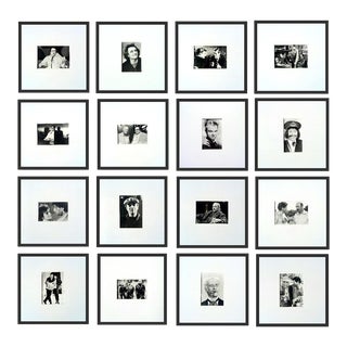 Set of 16 - 1980's Framed French Photographies For Sale