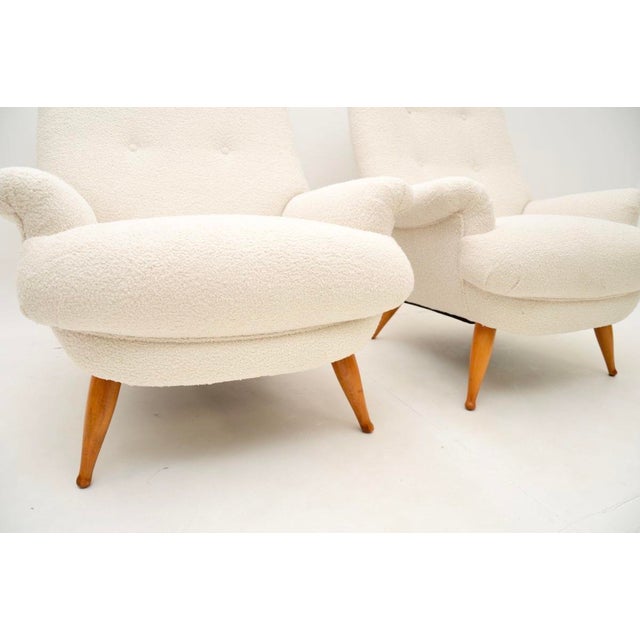 Brown Vintage Danish Lounge Chairs from Berga Mobler, 1960s, Set of 2 For Sale - Image 8 of 9