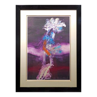 Pablo Antonio Milan Dancing Kachina Acrylic Paper Original Painting Make Offer For Sale