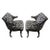 Pair of Grosfeld House Inspired Ebonized Chairs With Hoof Feet For Sale - Image 13 of 13