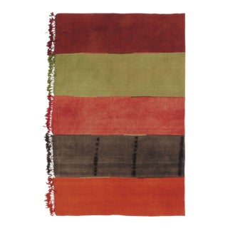 Vintage Turkish Patchwork Rug in Multicolor With Bold Geometry - Rug & Kilim For Sale