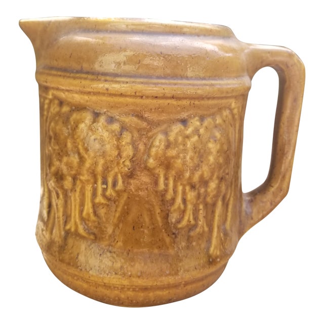 Vintage English Salt Glaze Brown Stoneware Jug Chairish