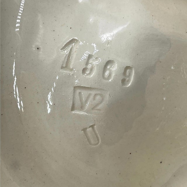 Majolica Rooster Large Spill Vase Signed Louis Carrier-Belleuse, French, Ca 1890 For Sale - Image 11 of 13