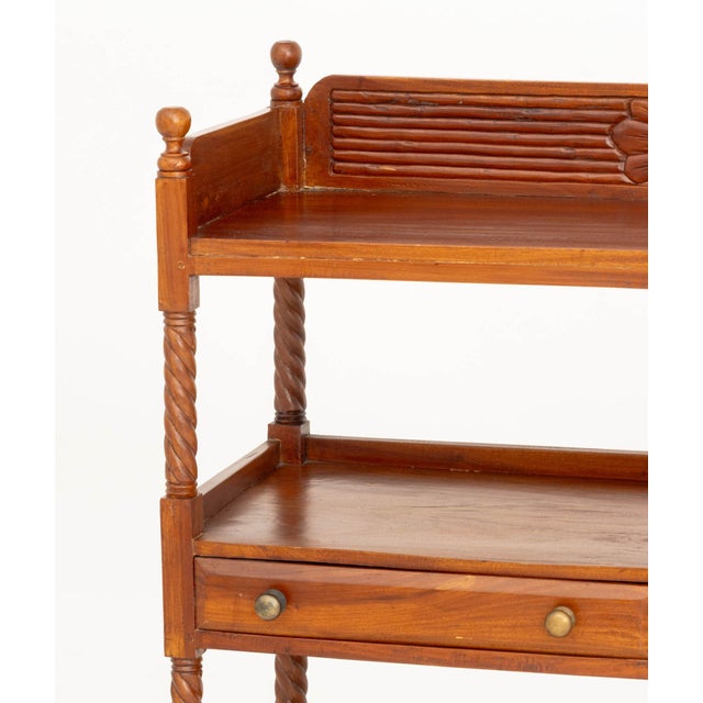 Victorian Victorian Mahogany Rectangular Dumb Waiter For Sale - Image 3 of 8