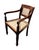 19th Century Pair of Anglo Indian Hand Carved Padouk Armchairs For Sale In Tampa - Image 6 of 15