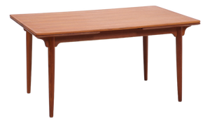 Danish Extendable Model 54 Teak Dining Table by Omann Jun, 1960s