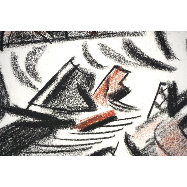 Mid Century Modern East Bay Abstracted Landscape by Erle Loran For Sale - Image 4 of 5