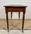 Antique English Style Wooden Writing Table with Leather Top and Drawers, 1930s For Sale - Image 6 of 13
