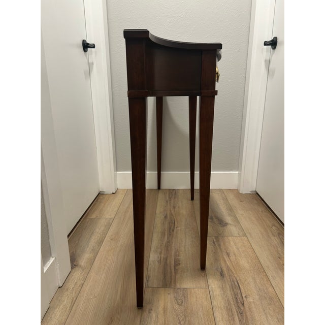 Harden Furniture Late 20th Century Harden Cherry Console Table With Single Drawer For Sale - Image 4 of 9