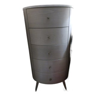 West Elm Penelope 5 Drawer Narrow Dresser For Sale