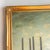 Late 20th Century Late 20th Century Jan Rithamer Surrealist Painting of Classical Figure With Flute, Bird & Lizard in Gilt Frame For Sale - Image 5 of 8
