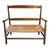 Antique Arts & Crafts Walnut & Rush Two-Seater Settee, 1900 For Sale - Image 10 of 10