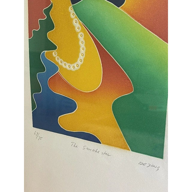 Pop Art Thom De Jong Postmodern Aquatint Etching “The Smoke-Ster" For Sale - Image 3 of 6