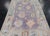 Turkish Oushak Rug Purple & Blue Floral Handwoven Wool Rug 4'11" X 6'10" For Sale In Houston - Image 6 of 9