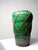 1920s Japanese Green Ceramic Vase with Awaji Yaki Bamboo Lacing, 1920s For Sale - Image 5 of 10