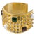 Chanel Vintage Chanel Cuff Bracelet Gold-Plated With Gripoix Glass Stones For Sale - Image 4 of 5