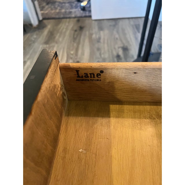 Discover a sleek mid-century modern gem crafted by Lane Furniture of Altavista, VA—this is the Model 416‑30‑H end...