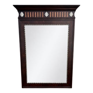 Vintage Ethan Allen Mahogany Wall Mirror For Sale