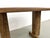 Brown Oval Table with T-Shaped Legs in Oak, France, 1990s For Sale - Image 8 of 18