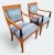 Antique Burl Biedermeier Armchairs - a Pair For Sale - Image 4 of 12