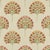 Sanderson Wild Tulip Fabric in Amber/Cream For Sale