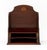 Asprey Satinwood Inlaid Mahogany Correspondence Rack, "Asprey / London" label to reverse. 10" H x 9" W x 5.25" D....