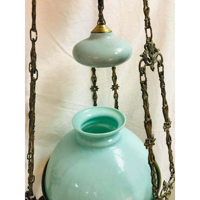 19th Century Victorian Oil Lamp Converted to Electric Chairish