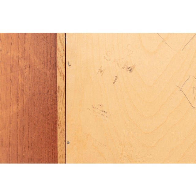 Mid-Century Danish Small Wood Extendable Dining or Game Table by SKM For Sale - Image 12 of 12