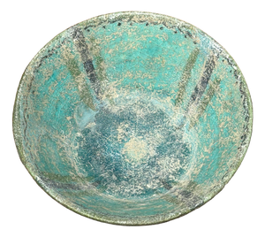 Seljuk Turquoise Glazed Pottery Bowl