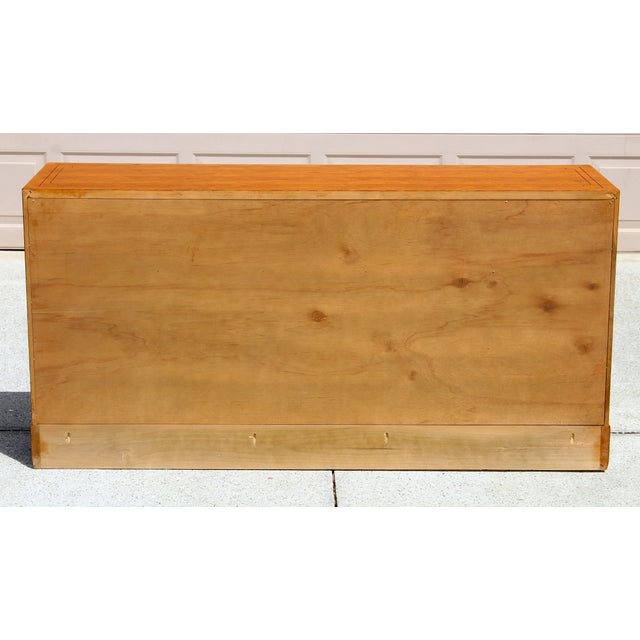 1970s Century Furniture Chin Hua 9-Drawer Dresser by Raymond Sobota – Asian-Inspired Mid-Century Modern Oak Credenza For Sale - Image 18 of 18
