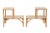 Mid-Century Modern Bamboo Two Tier Side Tables - a Pair For Sale - Image 3 of 7