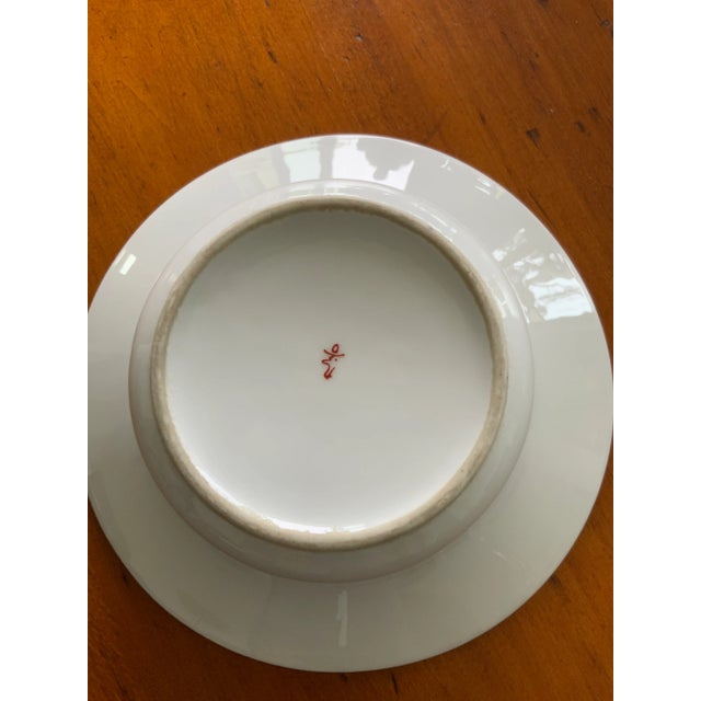 Mid 20th Century Mid 20th Century Hand Painted Ceramic Asian Parrot, Floral and Cloisonné Ashtray/Catchall For Sale - Image 5 of 6