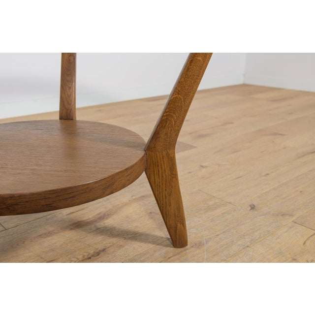 Oak & Glass Coffee Table by Karel Kozelka & Antonin Kropacek for Interior Prague, 1940s For Sale - Image 12 of 13