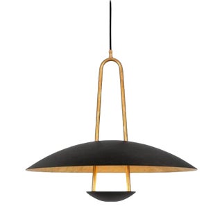 Black Brass Satellit 55 Ceiling Lamp by Johan Carpner for Konsthantverk For Sale