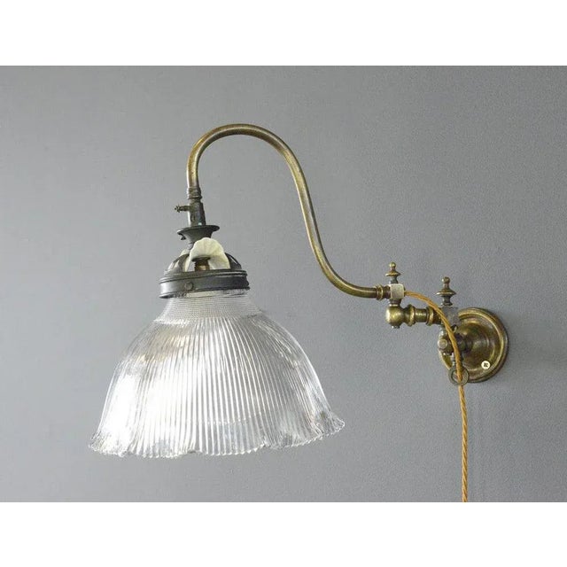 Articulated Wall Sconce by Holophane, 1890s For Sale - Image 5 of 10