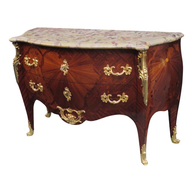 Paul Sormani Louis XV Style Chest Comode France 1885. For Sale