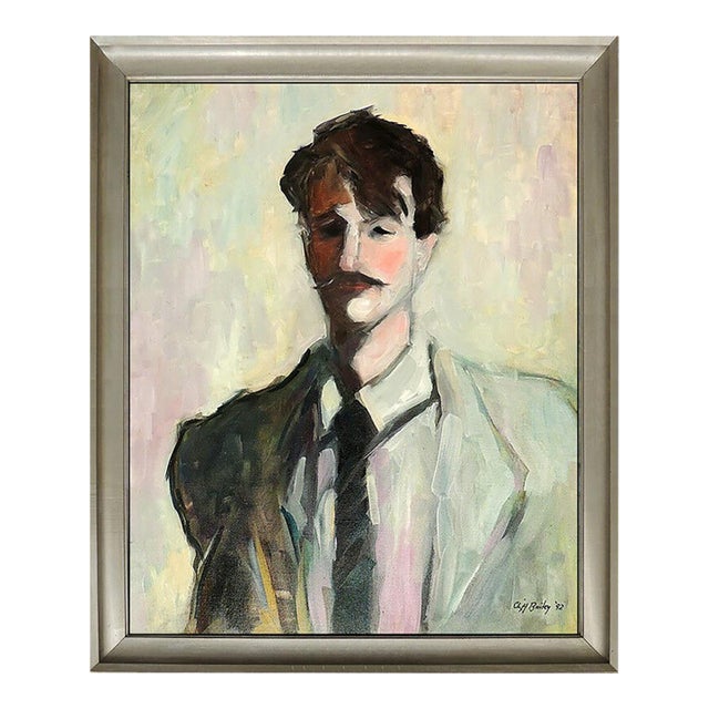 1990s Man In Pale Blue, Clifford Bailey For Sale