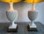Vintage Fredrick Cooper Urn Lamps in Creamware Rope Lattice Pattern - a Pair For Sale - Image 10 of 18