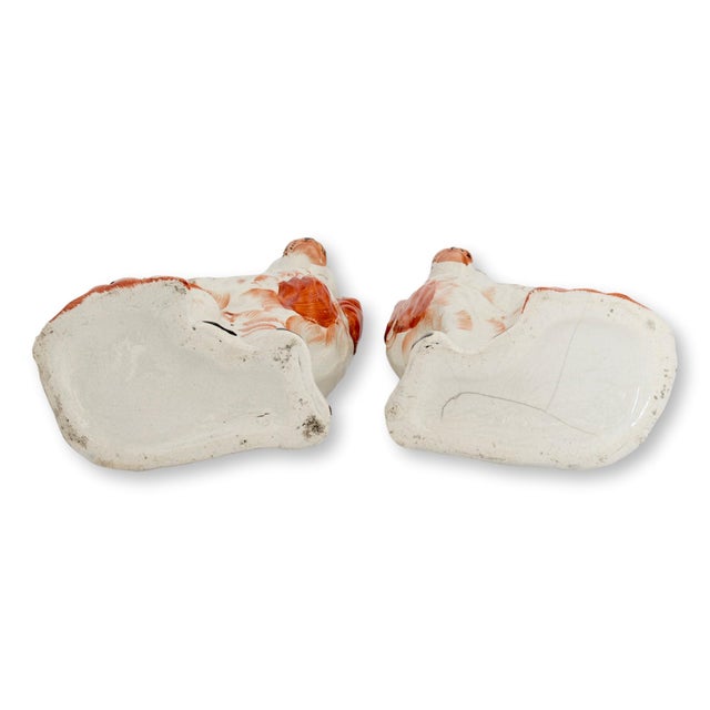 C.19th Staffordshire King Charles Dogs, a Pair For Sale - Image 4 of 6