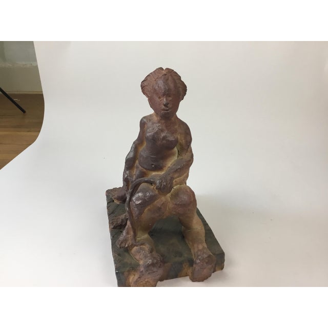 Jack Decoteau , American 20th century sculpture “kneeling” from his modeled figure series c1980. This series was exhibited...