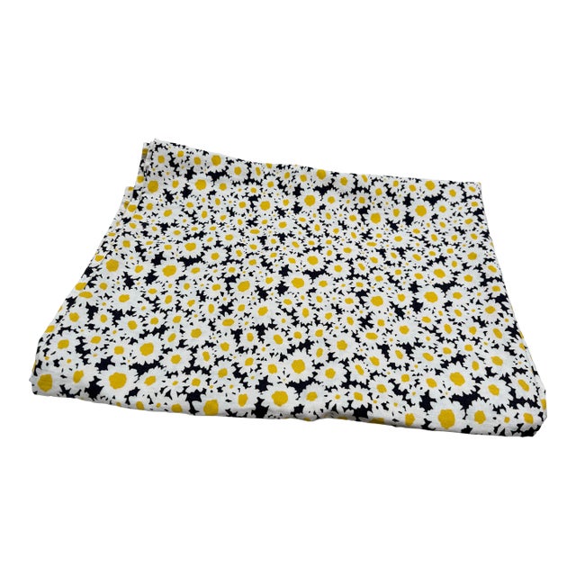 Vibrant, Kate Spade Bold Cotton Daisy Floral Tablecloth For Sale