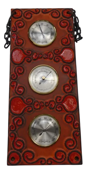 Ceramic Wall Weather Station, Germany, 1970s