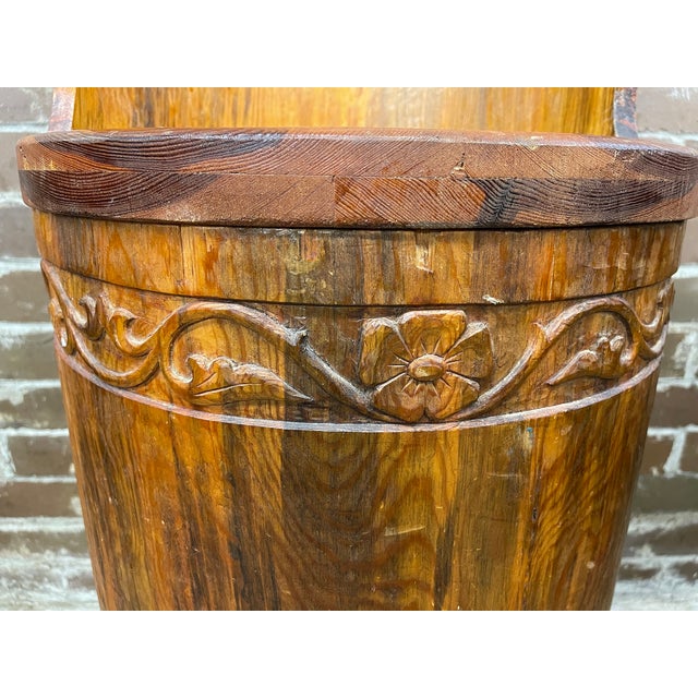 Mid 20th Century Scandinavian Kubbestol Log Chair For Sale - Image 4 of 6